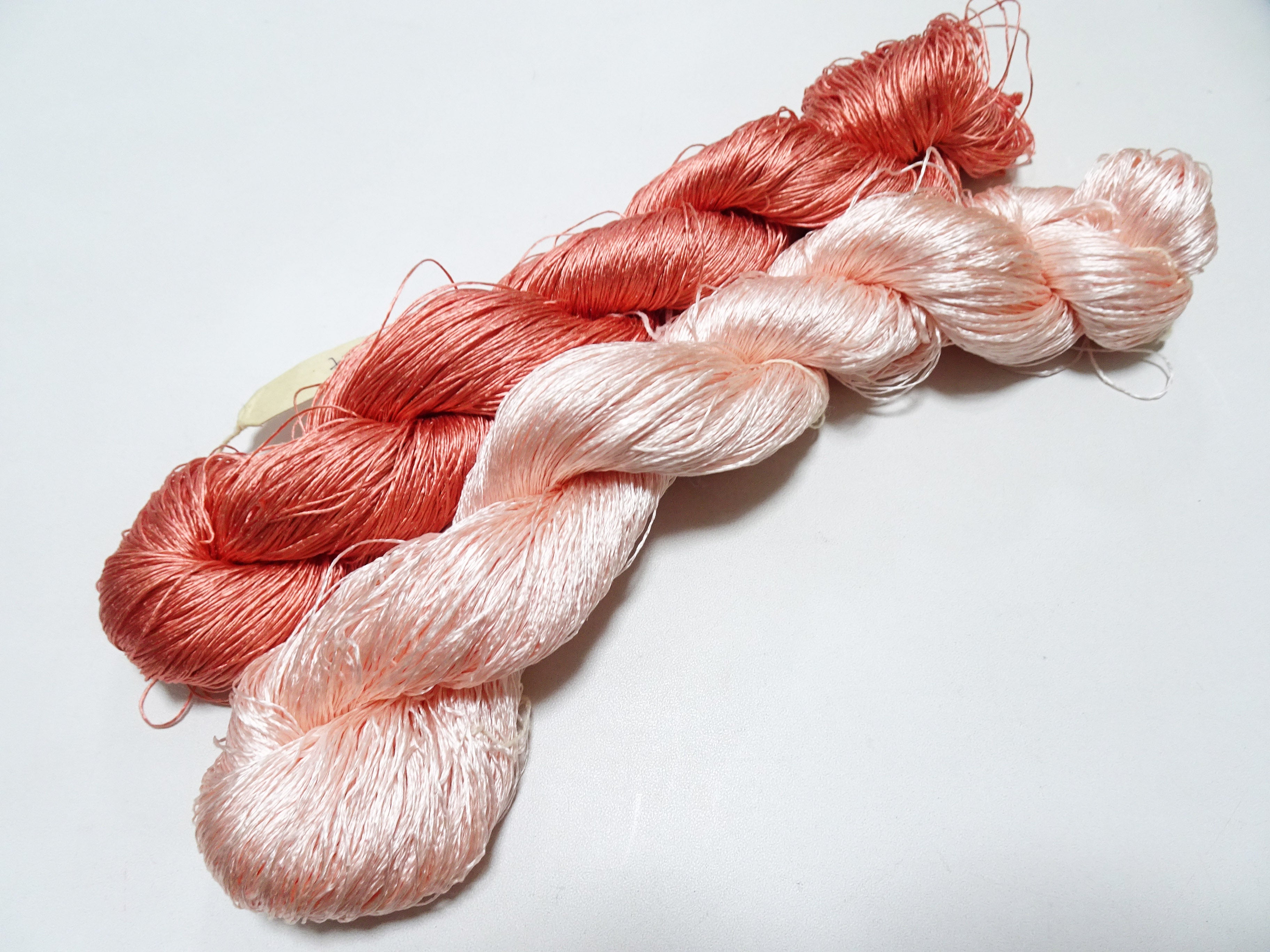 Japanese Vintage Twisted Silk Thread　2sets Embroidery 18864