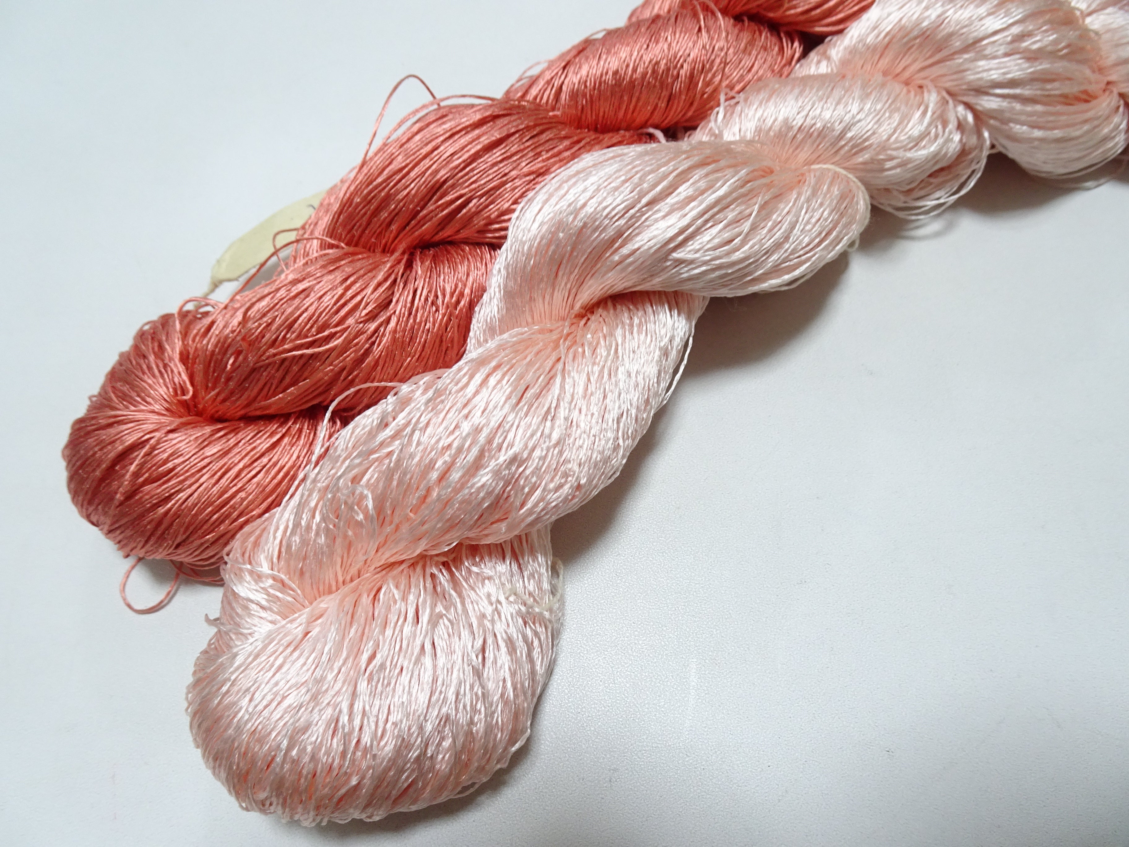 Japanese Vintage Twisted Silk Thread　2sets Embroidery 18864
