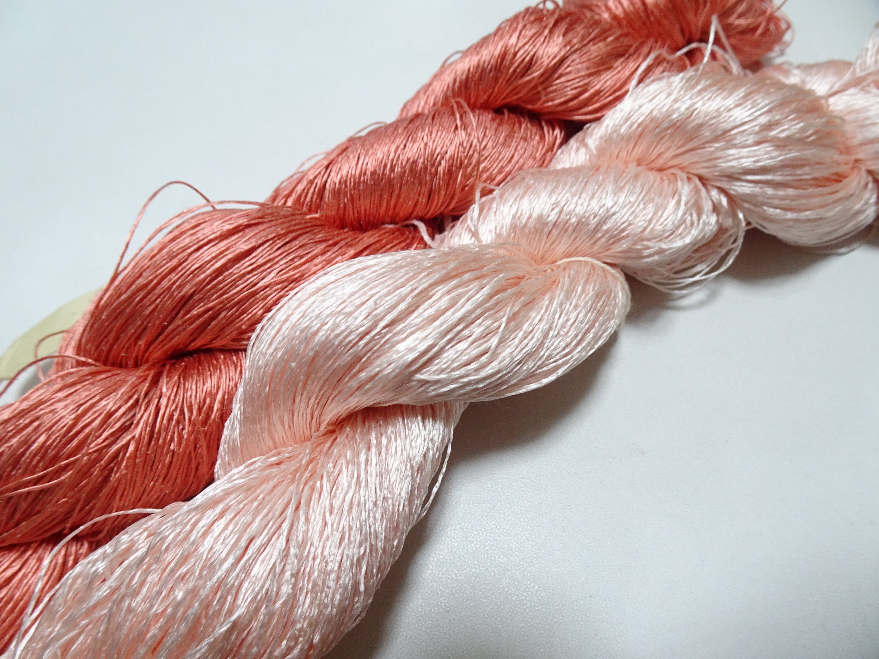 Japanese Vintage Twisted Silk Thread　2sets Embroidery 18864