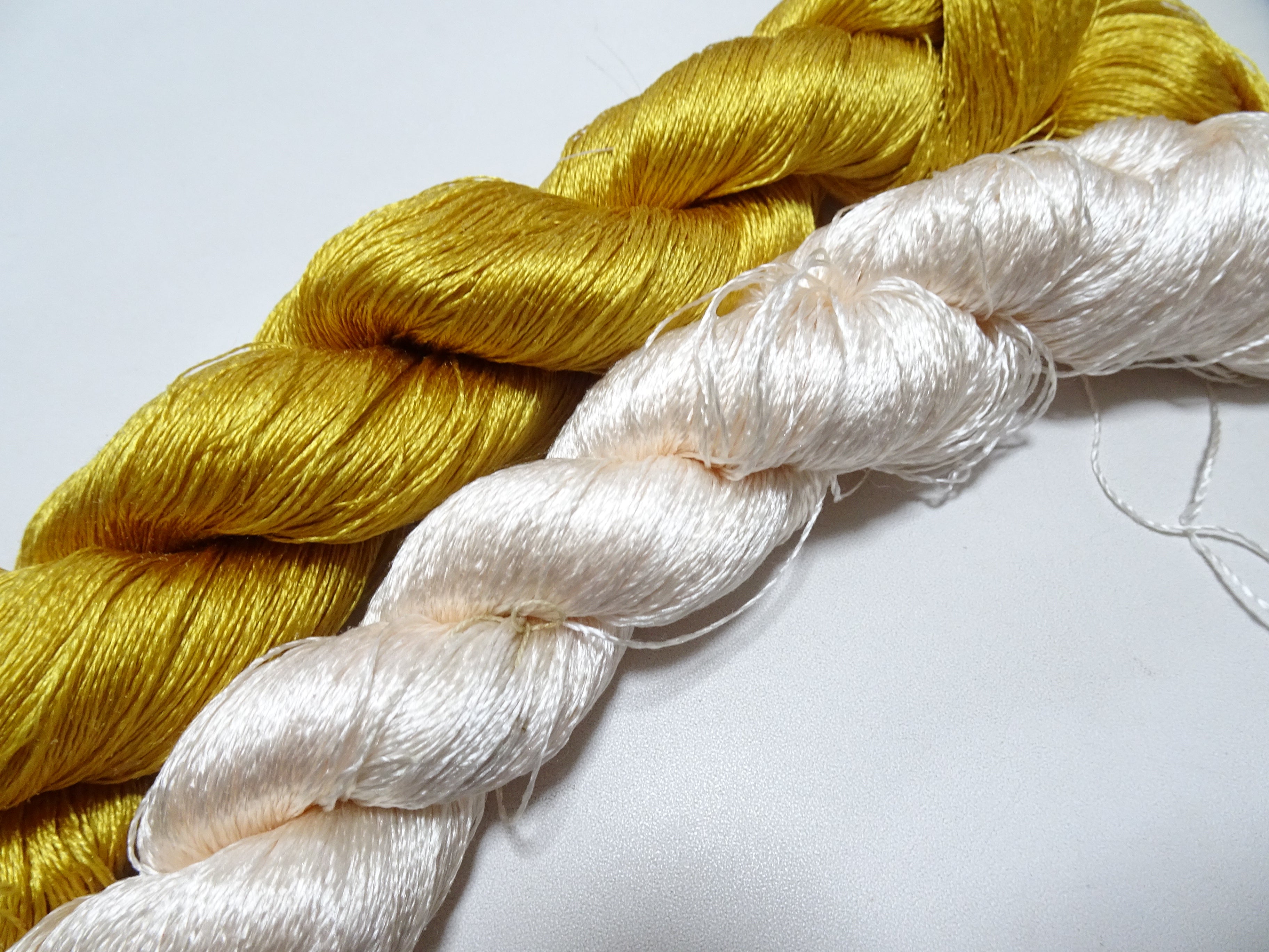 Japanese Vintage Twisted Silk Thread　2sets Embroidery 18878