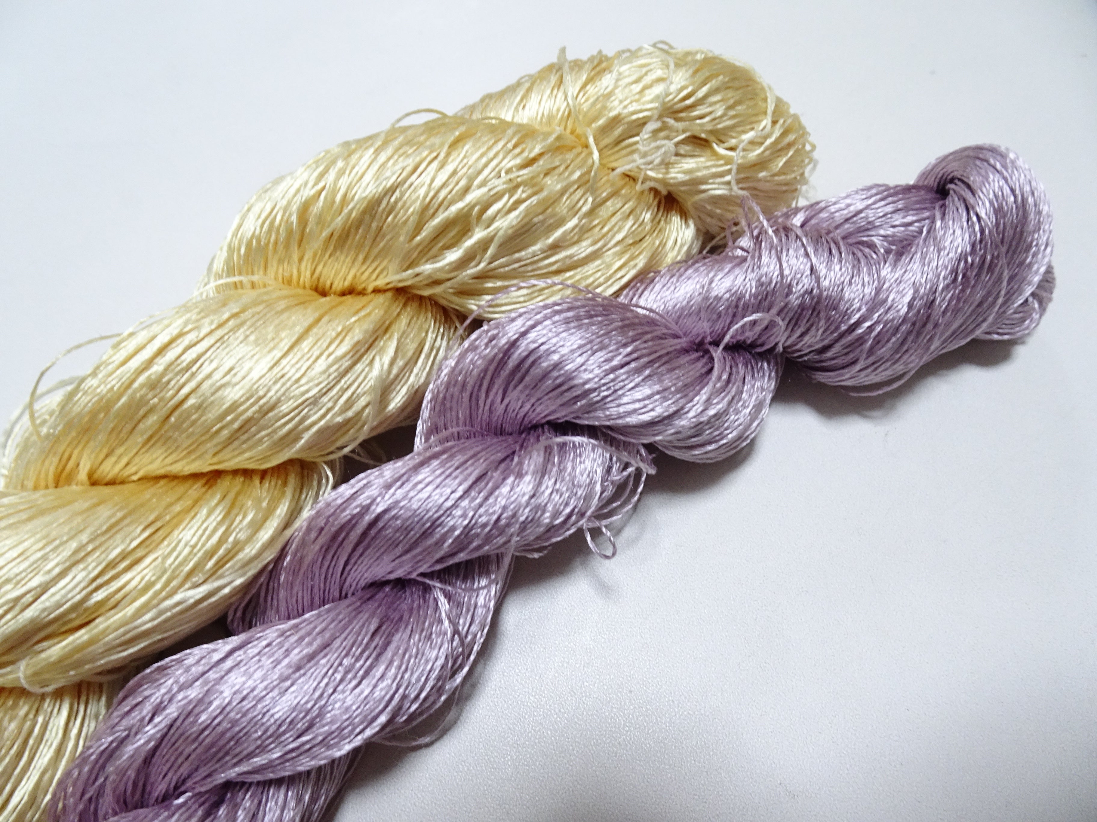 Japanese Vintage Twisted Silk Thread　2sets Embroidery 18881