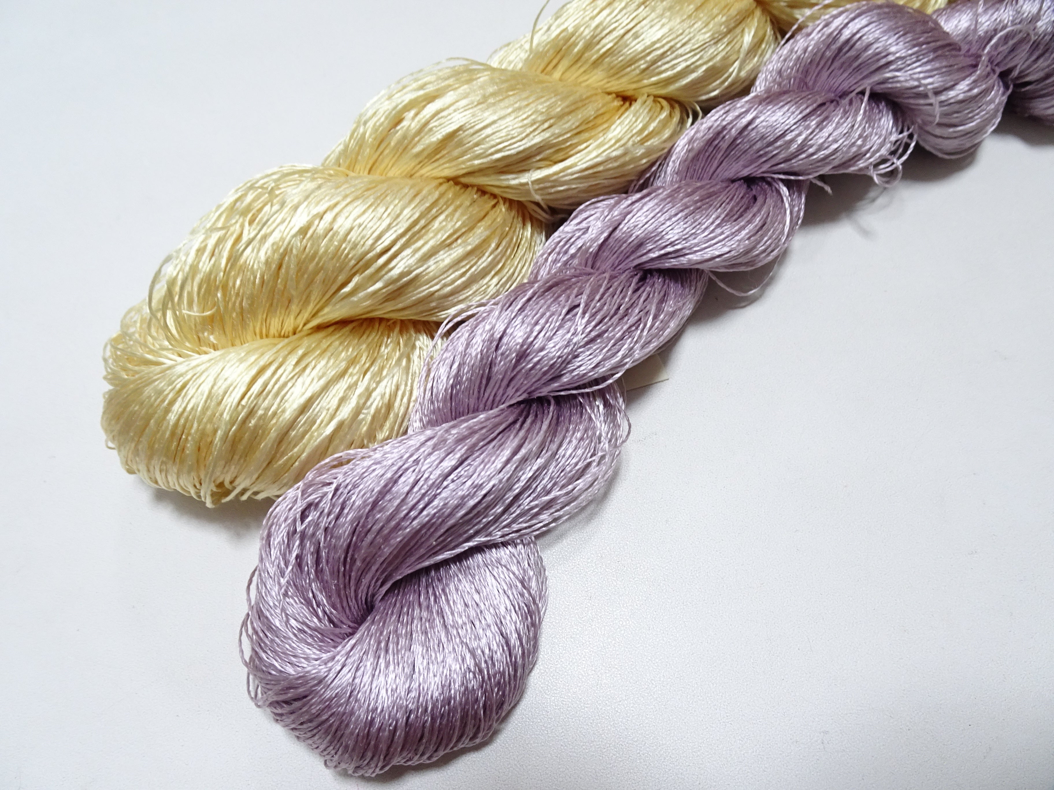 Japanese Vintage Twisted Silk Thread　2sets Embroidery 18881