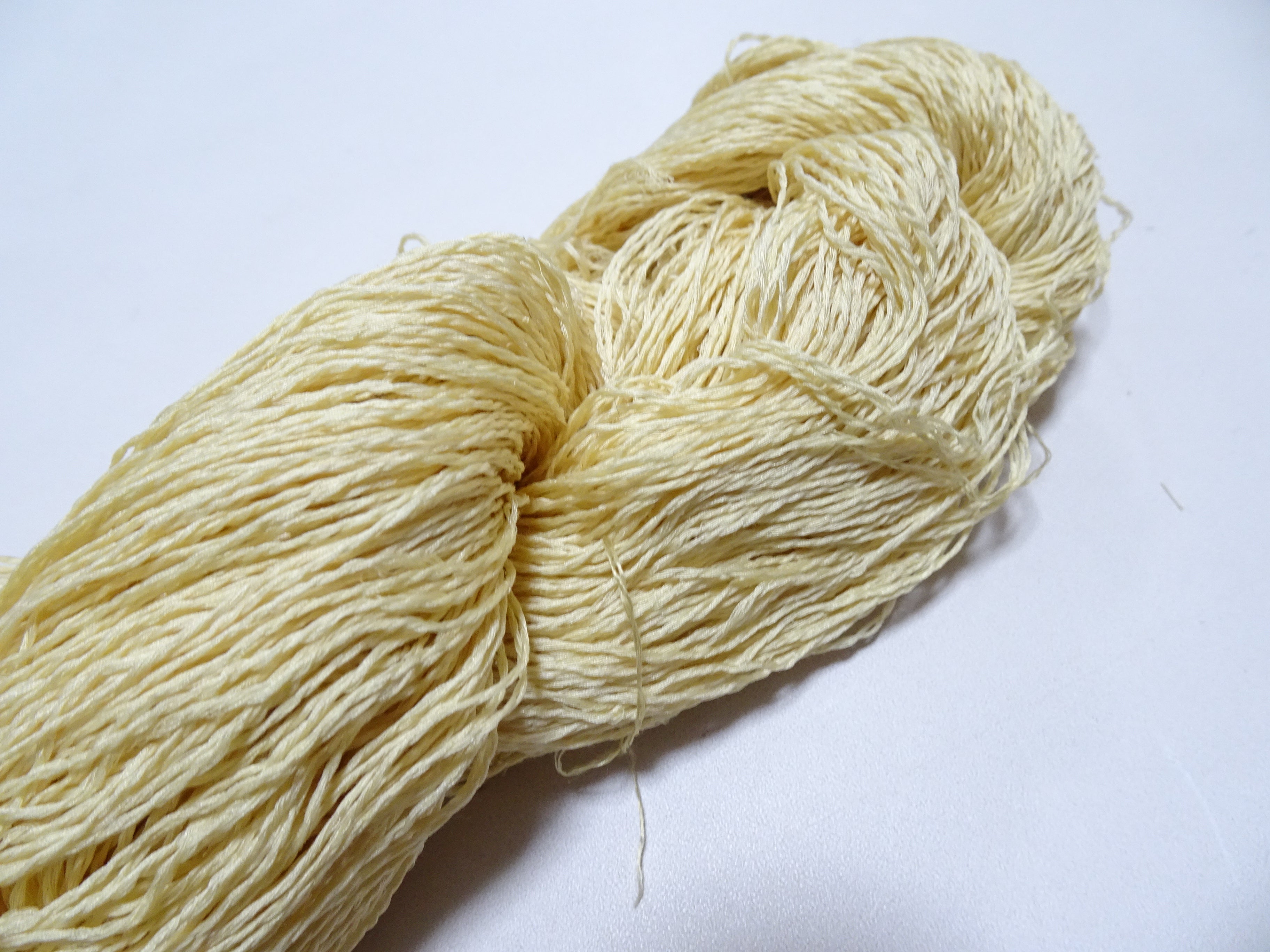 Japanese Vintage Tsumugi Silk Thread Embroidery & Weaving 18909