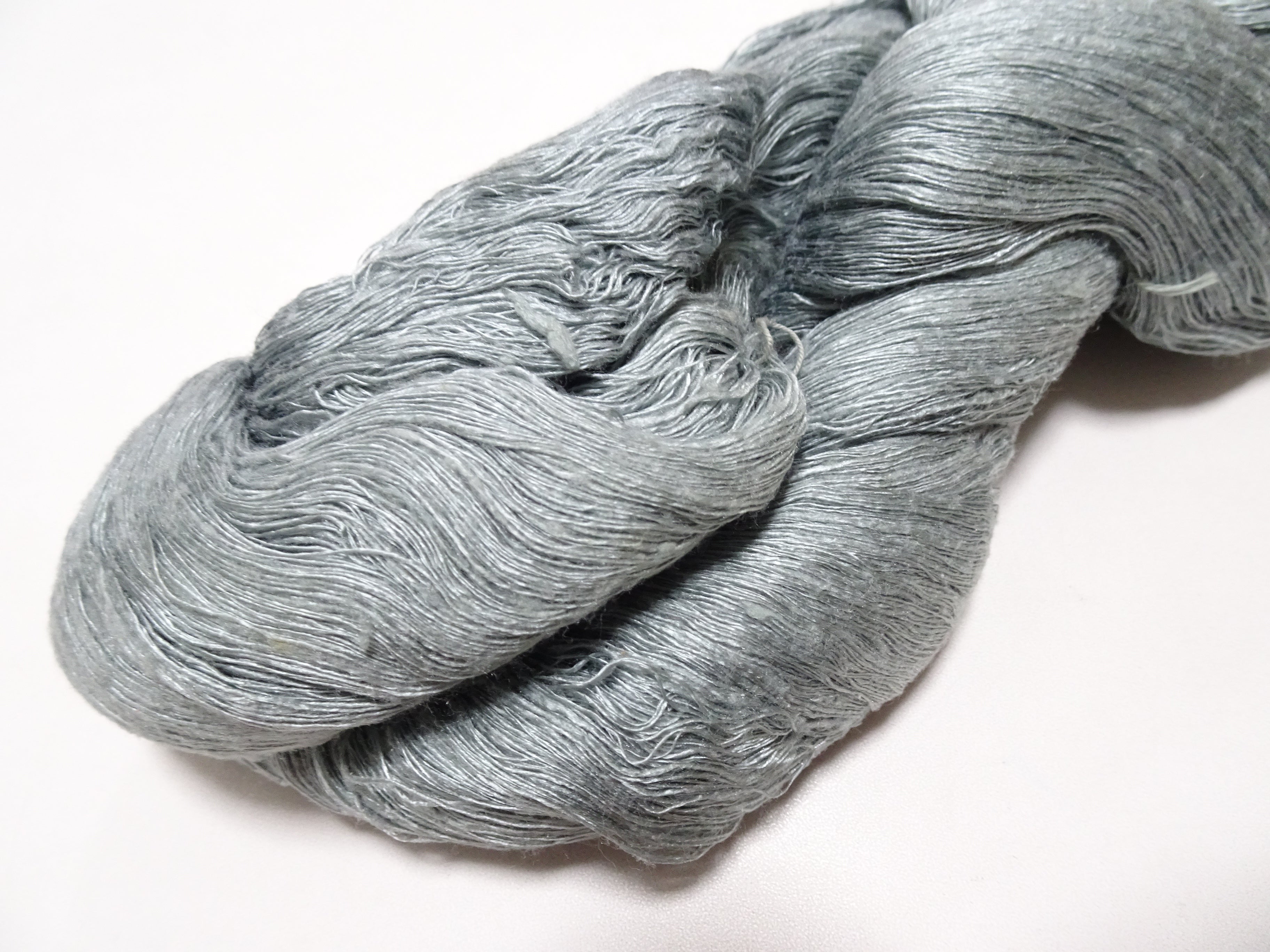 Japanese Vintage Tsumugi Silk Thread Embroidery & Weaving 18910