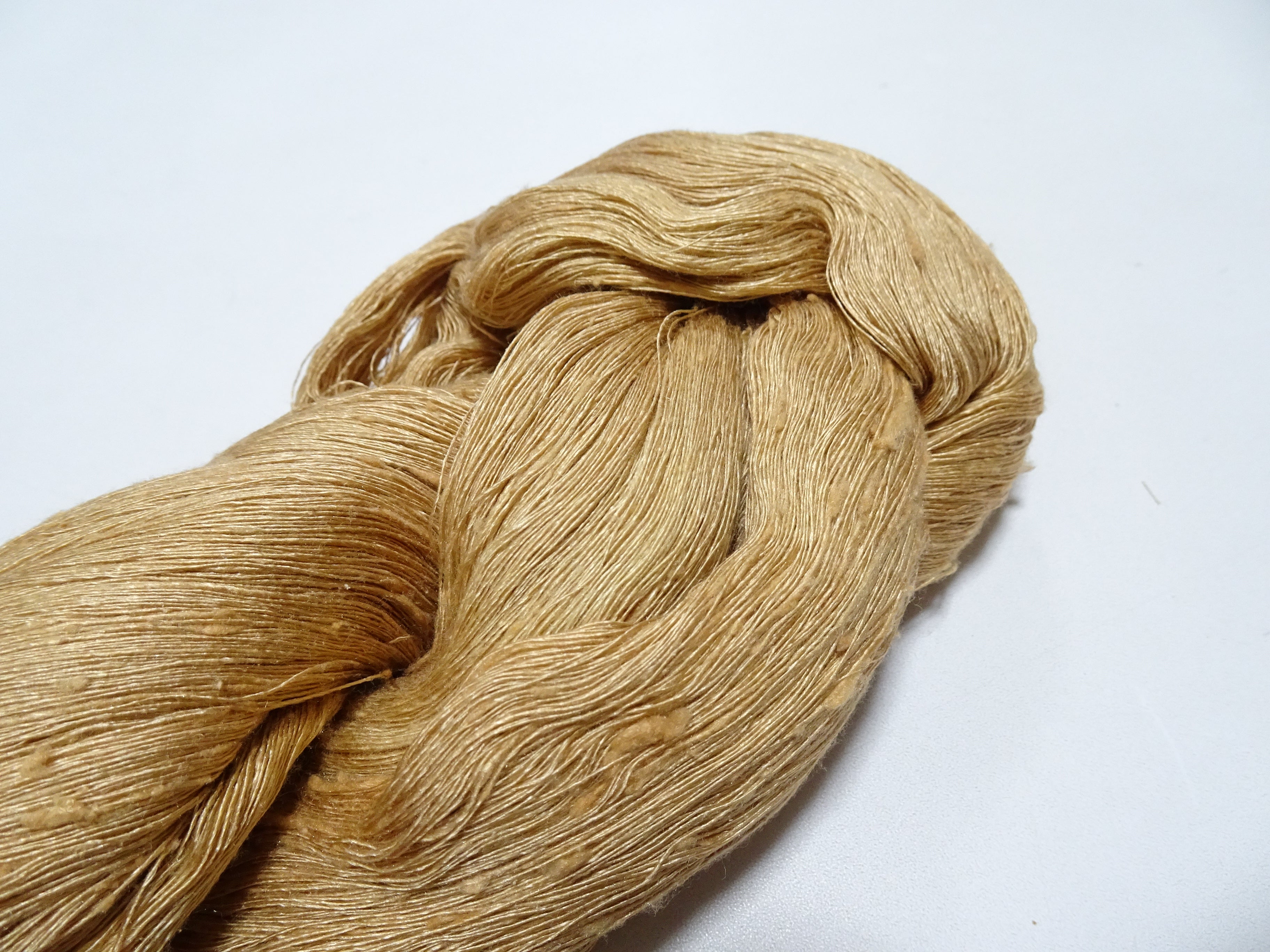 Japanese Vintage Tsumugi Silk Thread Embroidery & Weaving 18911