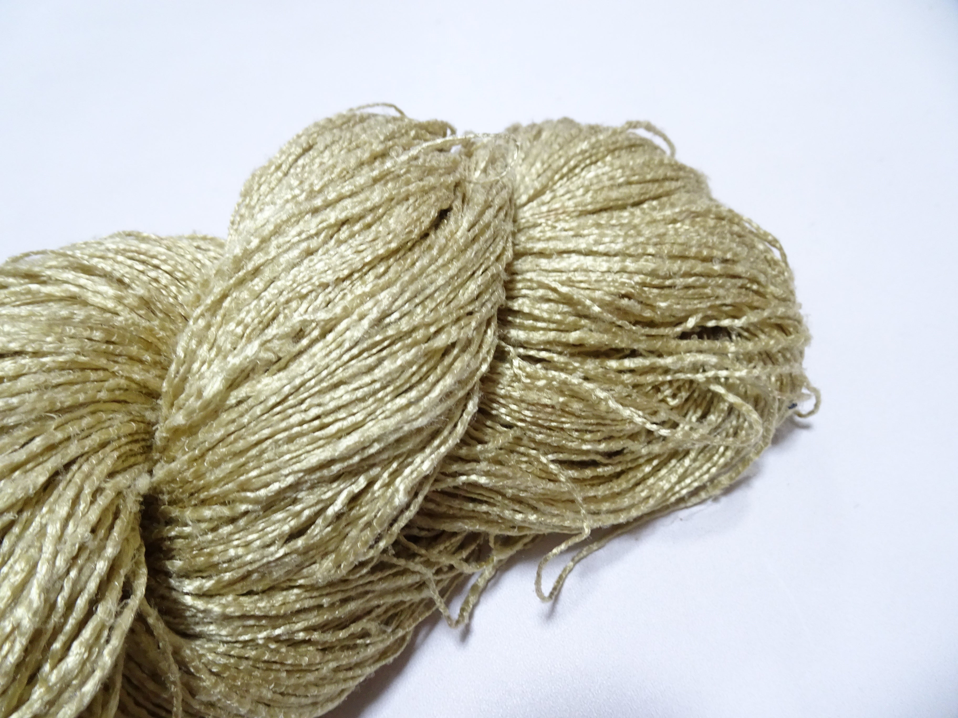 Japanese Vintage Tsumugi Silk Thread Embroidery & Weaving 18924