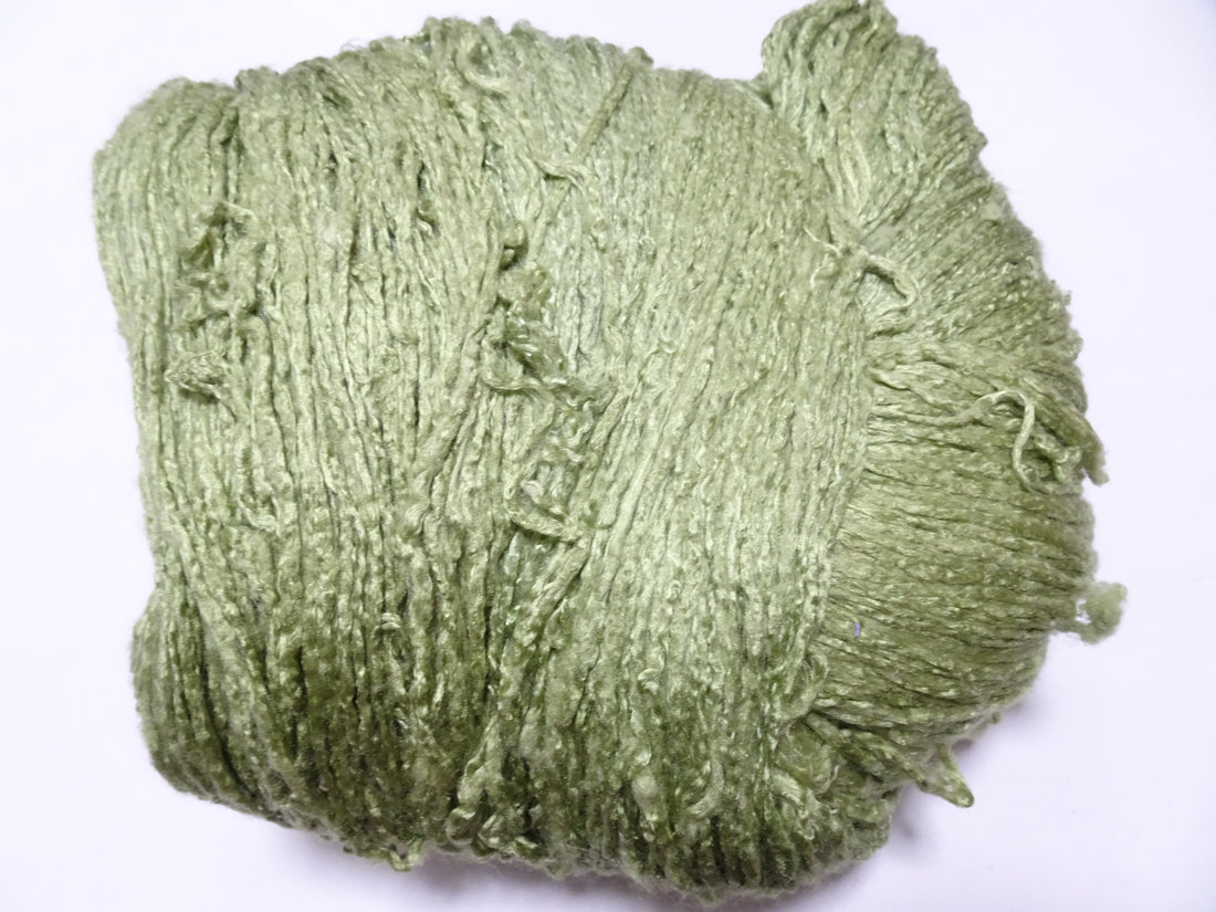 Japanese Vintage Tsumugi Silk Thread Embroidery & Weaving 18929
