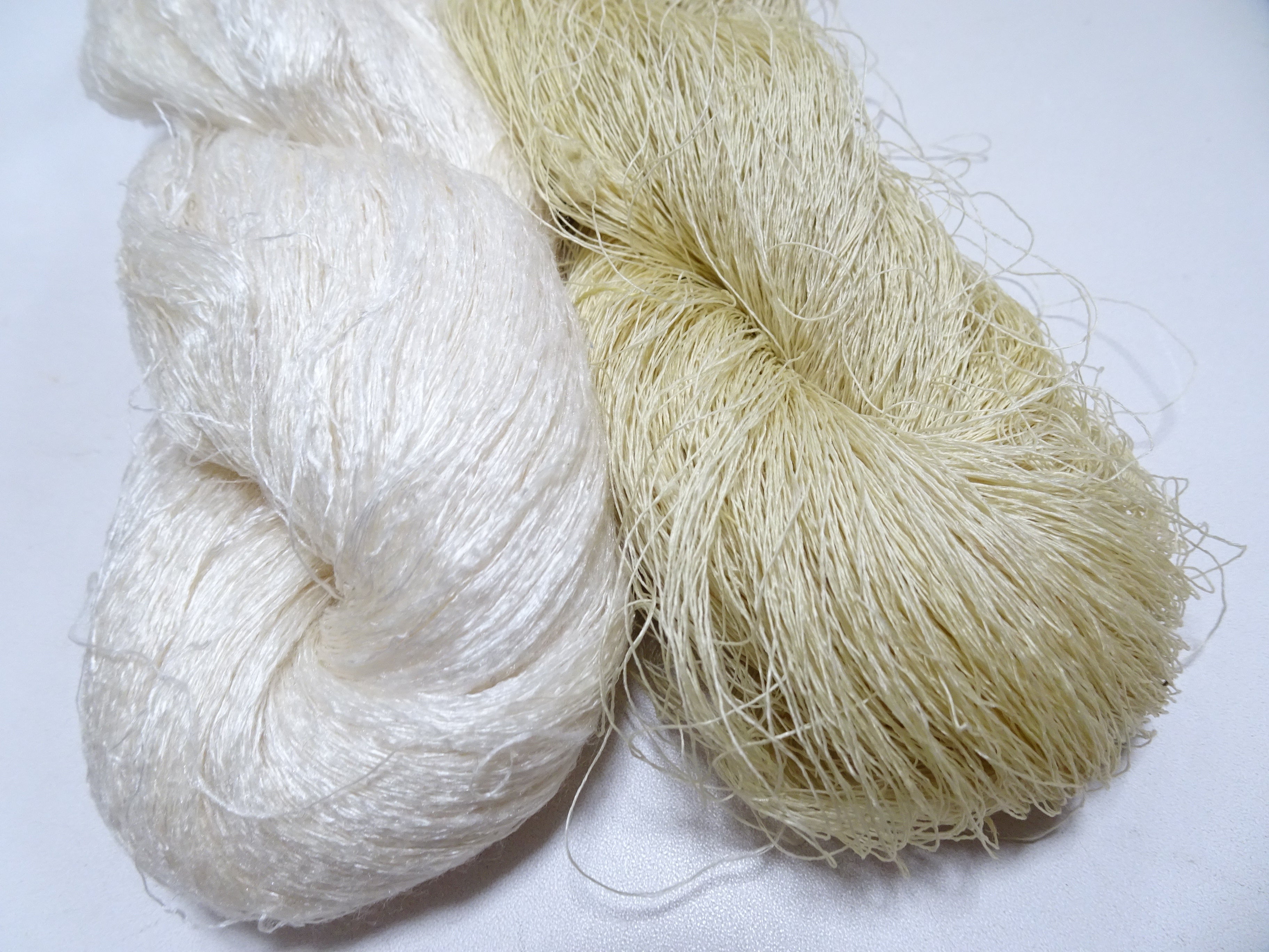 Japanese Vintage Tsumugi Silk Thread 2sets Embroidery & Weaving 18930